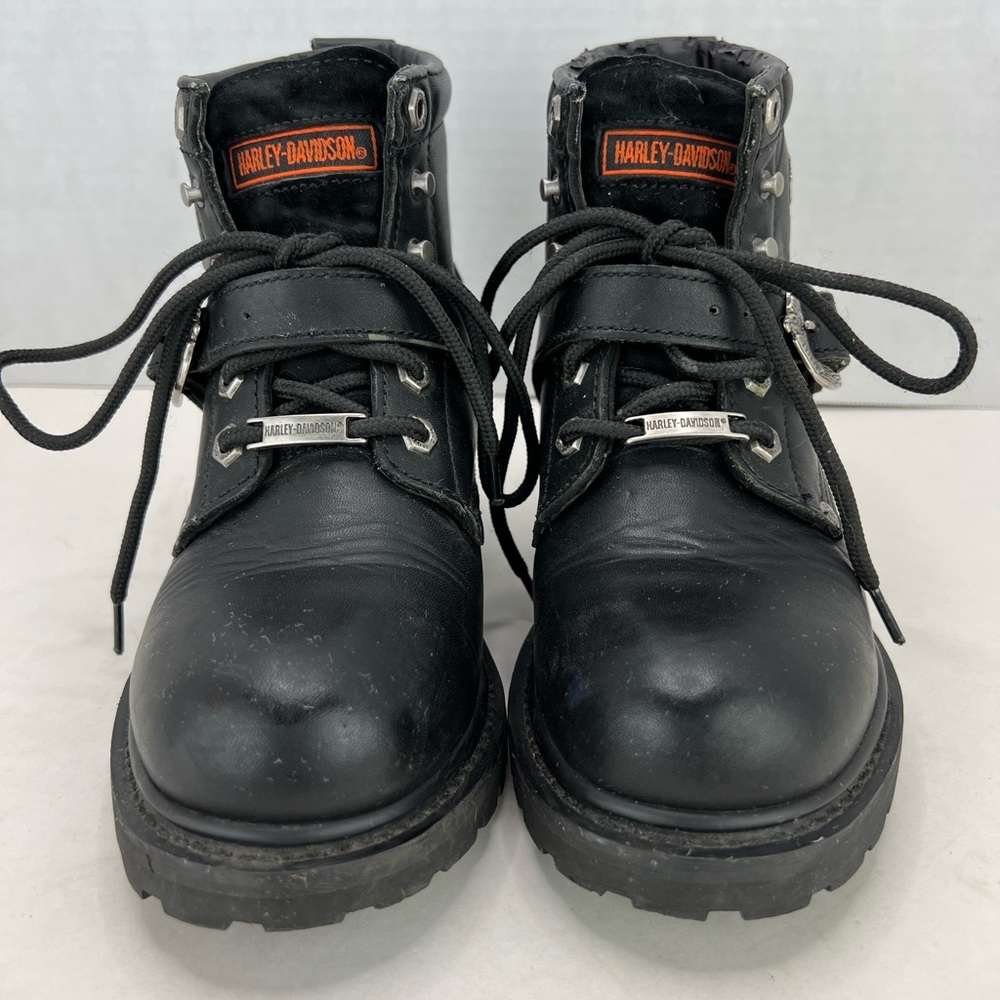 Harley-Davidson Faded Glory short motorcycle leather boots